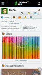 Mobile Screenshot of alecal.deviantart.com