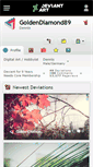 Mobile Screenshot of goldendiamond89.deviantart.com