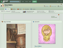 Tablet Screenshot of neocridders.deviantart.com