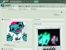 Tablet Screenshot of madds23.deviantart.com