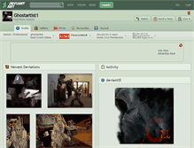 Tablet Screenshot of ghostartist1.deviantart.com