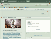Tablet Screenshot of crazy-natsu.deviantart.com