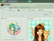 Tablet Screenshot of blizzardfoot.deviantart.com