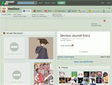 Tablet Screenshot of meetdave.deviantart.com