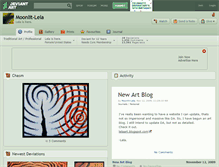 Tablet Screenshot of moonlit-lela.deviantart.com