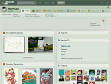 Tablet Screenshot of maemura.deviantart.com