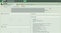 Desktop Screenshot of gor3zilla.deviantart.com