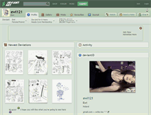 Tablet Screenshot of ewi121.deviantart.com