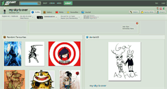 Desktop Screenshot of my-sky-is-over.deviantart.com