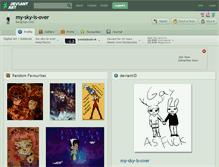 Tablet Screenshot of my-sky-is-over.deviantart.com