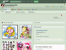 Tablet Screenshot of powerdupgal-ppg.deviantart.com