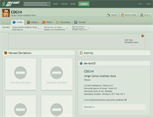 Tablet Screenshot of cdg14.deviantart.com
