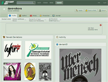 Tablet Screenshot of davevolkova.deviantart.com