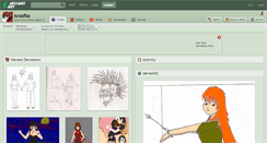 Desktop Screenshot of kroofka.deviantart.com