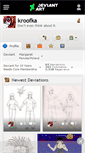 Mobile Screenshot of kroofka.deviantart.com