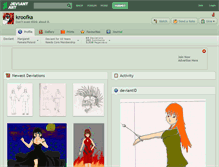 Tablet Screenshot of kroofka.deviantart.com