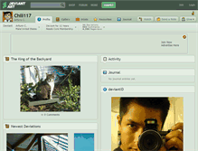 Tablet Screenshot of chili117.deviantart.com