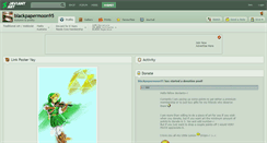 Desktop Screenshot of blackpapermoon95.deviantart.com