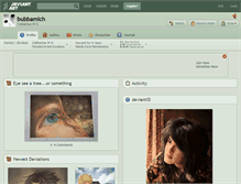 Tablet Screenshot of bubbamich.deviantart.com