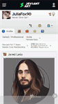 Mobile Screenshot of juliafox90.deviantart.com