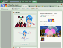 Tablet Screenshot of felicia-fan-club.deviantart.com