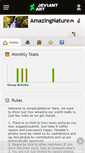 Mobile Screenshot of amazingnature.deviantart.com
