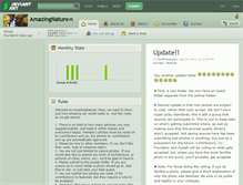 Tablet Screenshot of amazingnature.deviantart.com