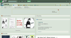 Desktop Screenshot of i-hate-sai.deviantart.com