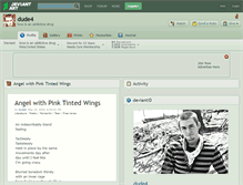 Tablet Screenshot of dude4.deviantart.com