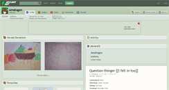 Desktop Screenshot of amdragon.deviantart.com