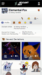 Mobile Screenshot of elemental-fox.deviantart.com