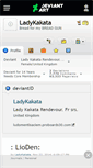Mobile Screenshot of ladykakata.deviantart.com