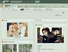 Tablet Screenshot of colin-h.deviantart.com