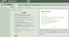Desktop Screenshot of 4-minute.deviantart.com