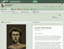 Tablet Screenshot of evanesce24.deviantart.com