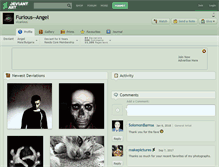 Tablet Screenshot of furious--angel.deviantart.com