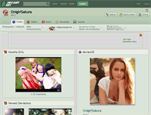 Tablet Screenshot of onigirisakura.deviantart.com