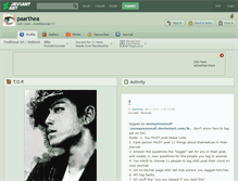 Tablet Screenshot of paarthea.deviantart.com