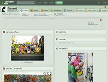 Tablet Screenshot of flannmd.deviantart.com