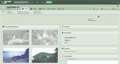 Desktop Screenshot of just-enjoy-x3.deviantart.com