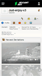 Mobile Screenshot of just-enjoy-x3.deviantart.com