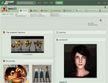 Tablet Screenshot of kaely33.deviantart.com