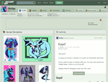 Tablet Screenshot of giospy.deviantart.com