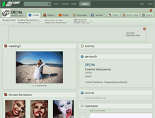 Tablet Screenshot of decha.deviantart.com