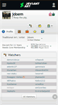 Mobile Screenshot of jdoem.deviantart.com