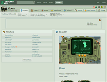 Tablet Screenshot of jdoem.deviantart.com