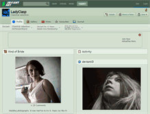 Tablet Screenshot of ladyclasp.deviantart.com