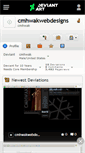 Mobile Screenshot of cmhwakwebdesigns.deviantart.com