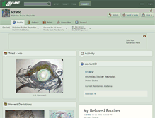 Tablet Screenshot of icratic.deviantart.com