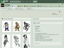 Tablet Screenshot of evil-spy.deviantart.com
